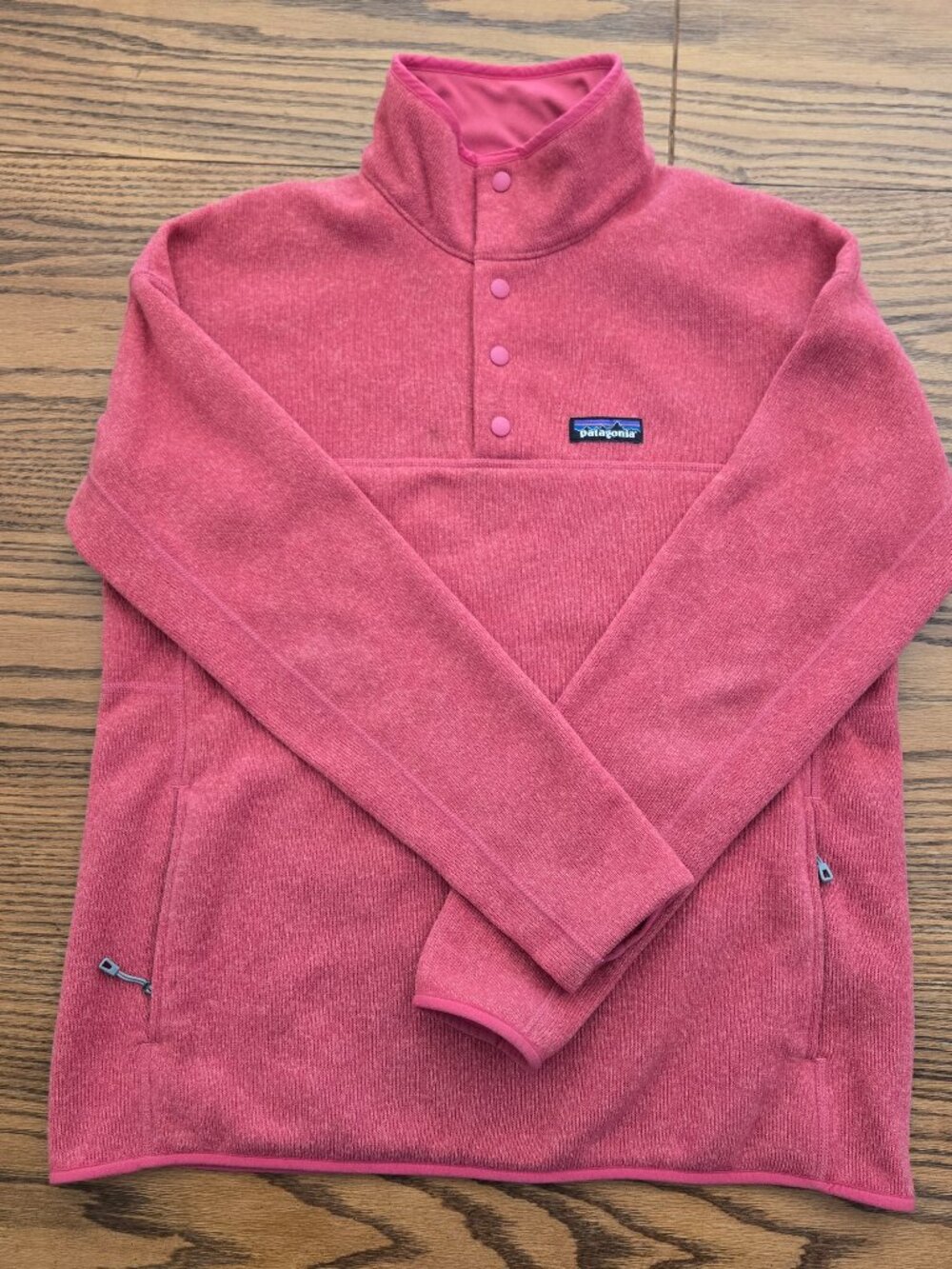 Women's Patagonia Pull-over Sweater - Reddish Color - Warm Jacket Tupe - Size L